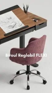 Scaune, scaune ergonomice, birouri reglabile, mobilier personalizat
