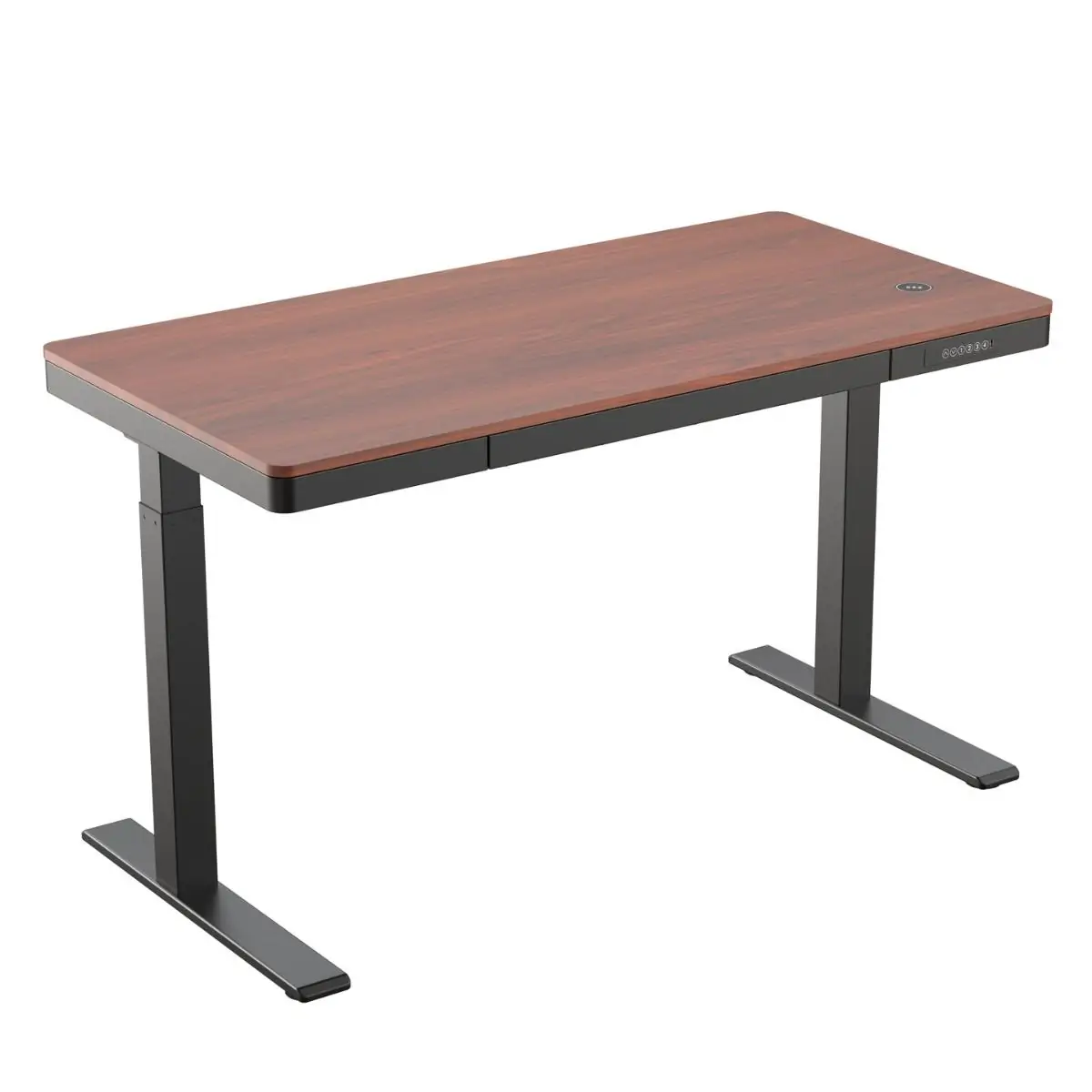 Birou reglabil Hugo Blackwood Workstation 140x70