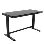 Birou reglabil Hugo Black 120x60 cm - imagine 5