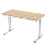 Birou reglabil Hugo Wood Workstation 140x70