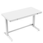 Birou reglabil Hugo White 120x60