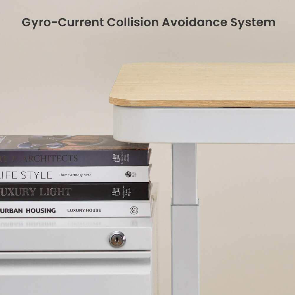 Birou reglabil Hugo Wood 120x60 cm 3 hugo wood