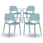 Set 4 scaune exterior Nuke BR