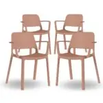 Set 4 scaune exterior Nuke BR