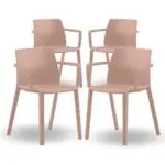 Set 4 scaune exterior Dora BR