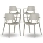 Set 4 scaune exterior Nuke BR