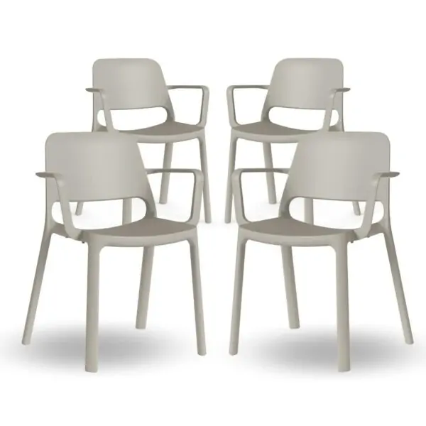 Set 4 scaune exterior Nuke BR