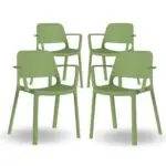 Set 4 scaune exterior Nuke BR