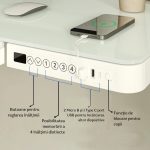 Birou reglabil Hugo White 120x60 cm - imagine 6