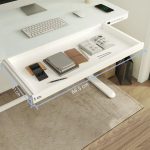 Birou reglabil Hugo White 120x60 cm - imagine 7