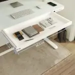 Birou reglabil Hugo White 120x60 cm - imagine 7