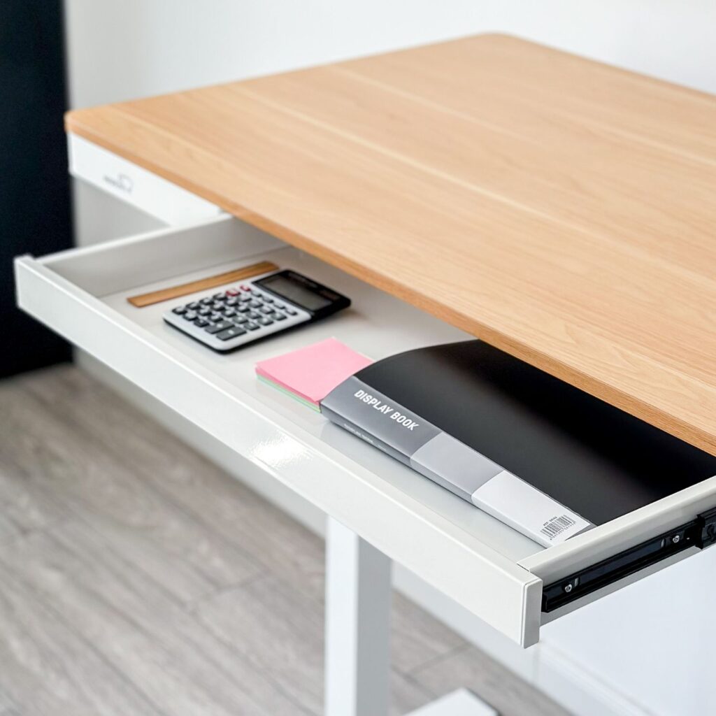 Birou reglabil Hugo Wood Workstation 140x70cm 3 Birou reglabil Hugo Wood Workstation 140x70cm