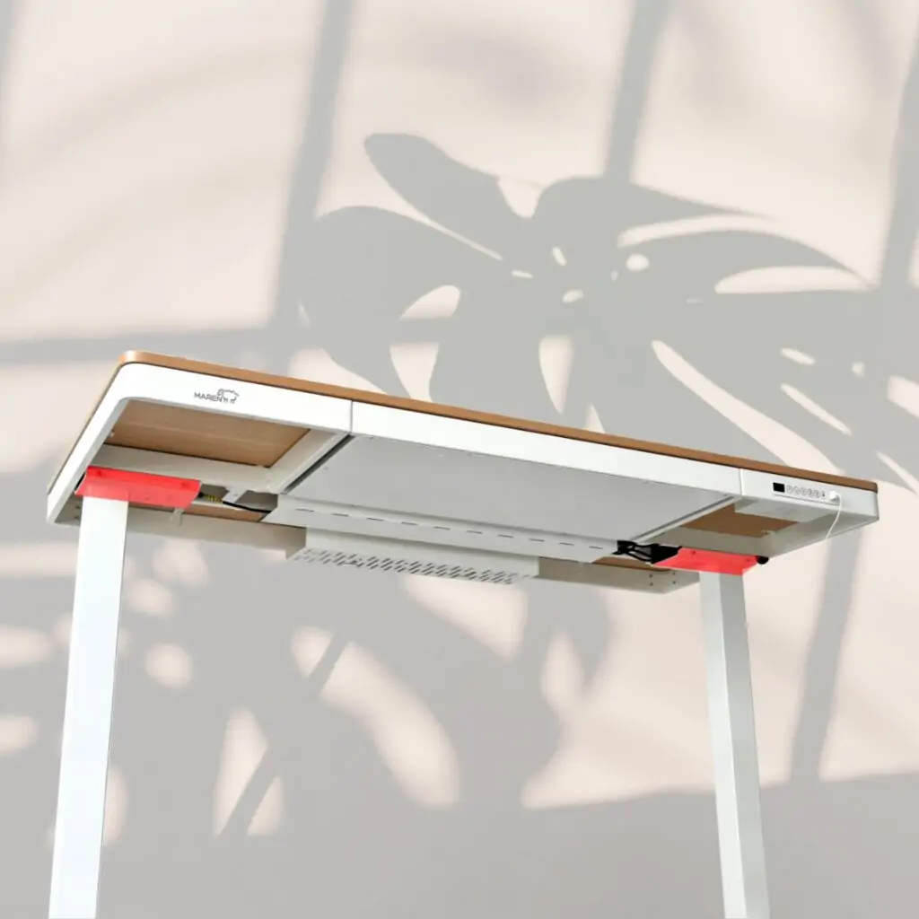 Birou reglabil Hugo Blackwood Workstation 140x70 cm