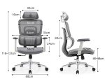 Scaun Hello HW plus grey cu suport lombar - imagine 7
