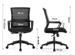 Scaun ergonomic Ely cu suport lombar - imagine 5