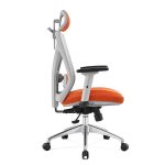 Scaun ergonomic Mikey H Grey cu spătar mesh, brațe 3D, tetieră 2D, suport lombar 2D - imagine 7