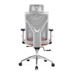 Scaun ergonomic Mikey H Grey cu spătar mesh, brațe 3D, tetieră 2D, suport lombar 2D - imagine 6