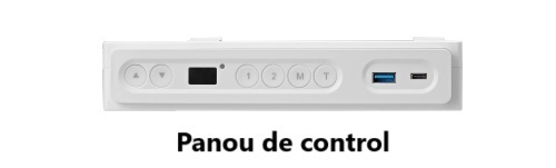 Birou reglabil Hugo Wood 120x60 cm 5 Birou reglabil Hugo Wood 120x60 cm